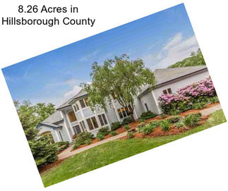 8.26 Acres in Hillsborough County