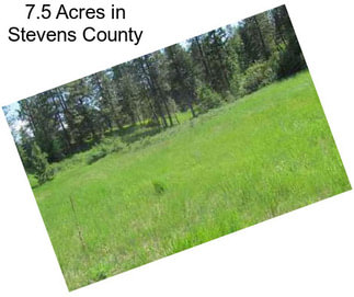 7.5 Acres in Stevens County