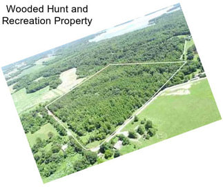 Wooded Hunt and Recreation Property