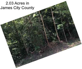2.03 Acres in James City County