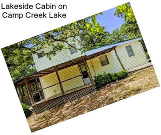 Lakeside Cabin on Camp Creek Lake