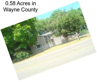 0.58 Acres in Wayne County