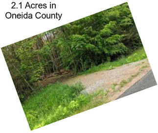 2.1 Acres in Oneida County