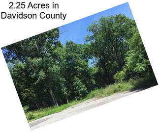 2.25 Acres in Davidson County