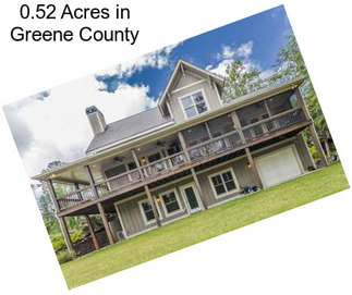 0.52 Acres in Greene County