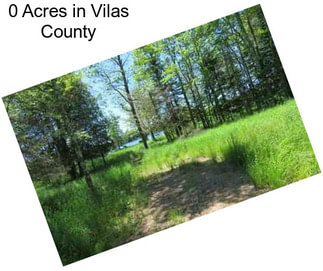 0 Acres in Vilas County
