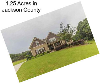 1.25 Acres in Jackson County