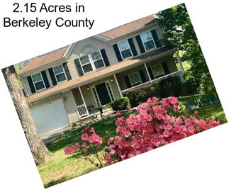 2.15 Acres in Berkeley County