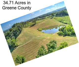 34.71 Acres in Greene County