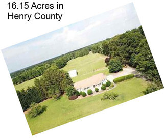 16.15 Acres in Henry County