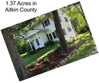 1.37 Acres in Aitkin County