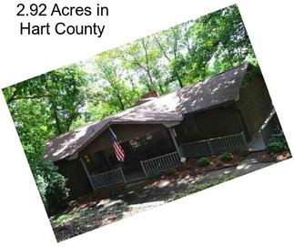 2.92 Acres in Hart County