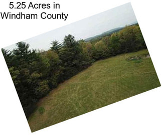 5.25 Acres in Windham County