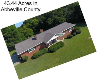 43.44 Acres in Abbeville County
