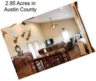 2.95 Acres in Austin County