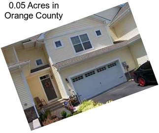 0.05 Acres in Orange County