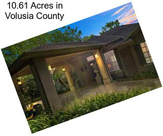 10.61 Acres in Volusia County