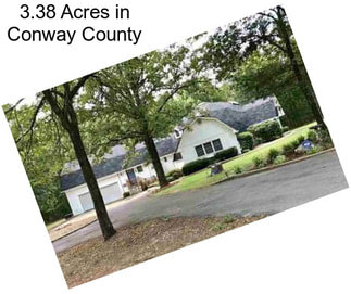 3.38 Acres in Conway County