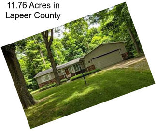 11.76 Acres in Lapeer County