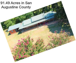 91.49 Acres in San Augustine County