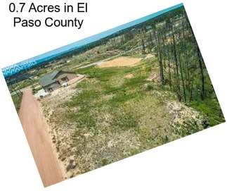 0.7 Acres in El Paso County