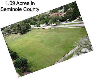 1.09 Acres in Seminole County