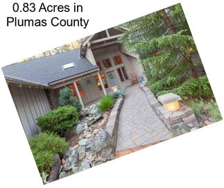 0.83 Acres in Plumas County