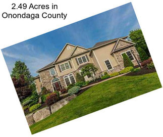 2.49 Acres in Onondaga County