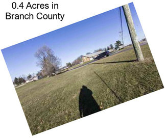 0.4 Acres in Branch County