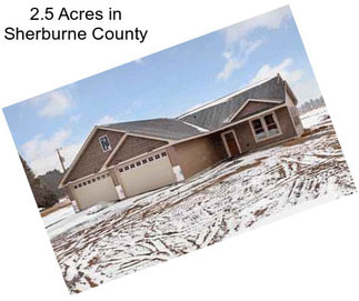 2.5 Acres in Sherburne County