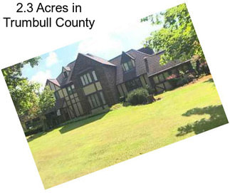 2.3 Acres in Trumbull County