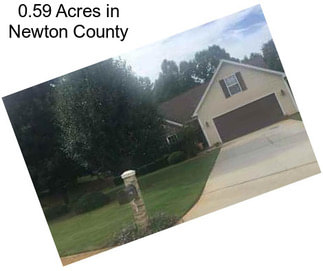 0.59 Acres in Newton County