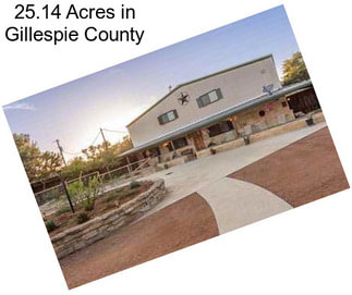 25.14 Acres in Gillespie County