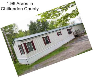 1.99 Acres in Chittenden County