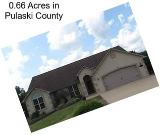 0.66 Acres in Pulaski County