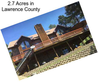 2.7 Acres in Lawrence County