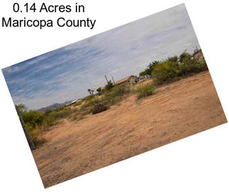 0.14 Acres in Maricopa County