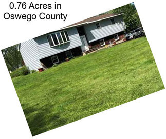 0.76 Acres in Oswego County