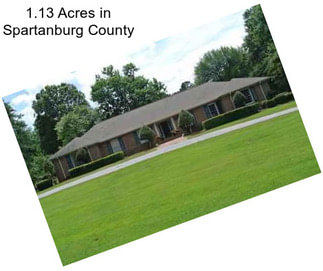 1.13 Acres in Spartanburg County