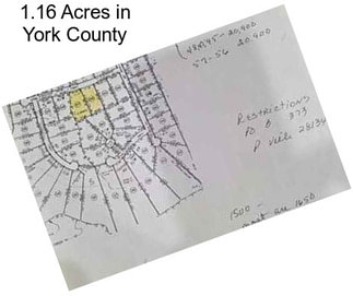 1.16 Acres in York County