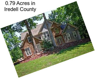 0.79 Acres in Iredell County