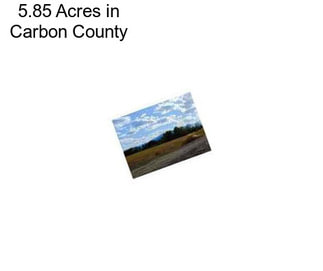 5.85 Acres in Carbon County