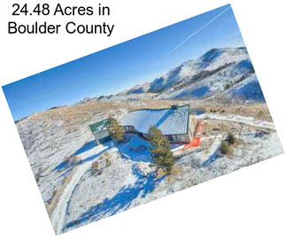 24.48 Acres in Boulder County