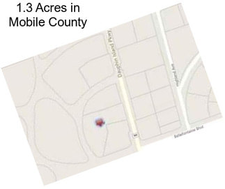 1.3 Acres in Mobile County