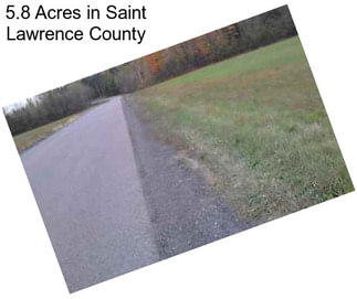 5.8 Acres in Saint Lawrence County