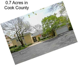 0.7 Acres in Cook County