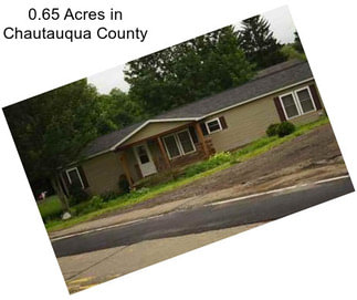 0.65 Acres in Chautauqua County
