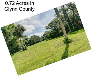 0.72 Acres in Glynn County