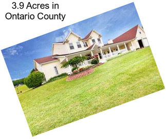 3.9 Acres in Ontario County