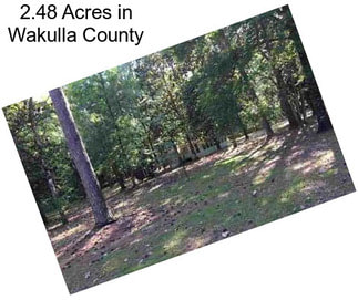2.48 Acres in Wakulla County